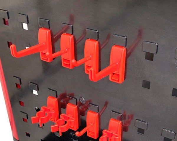 Візок інструментальний G.I.Kraft (3 відкриті полиці, 2 навісних ящика) GI37103