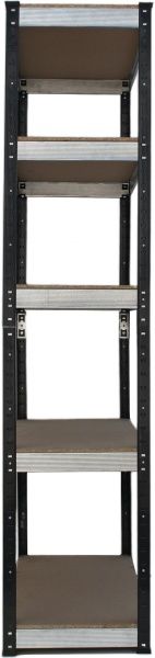 Стеллаж металлический 5 полок 1800x810x410 мм антрацитово-серый