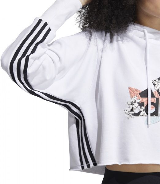Джемпер Adidas NINI GFX HOODY GJ6546 р. M білий