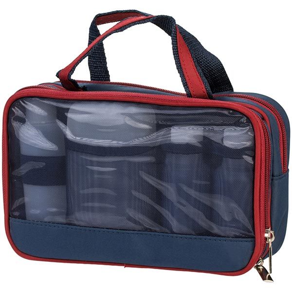 Косметичка-несессер синя