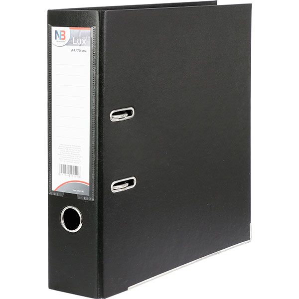 Папка-регистратор CLASSIC черная двухсторонняя А4 70 мм Nota Bene
