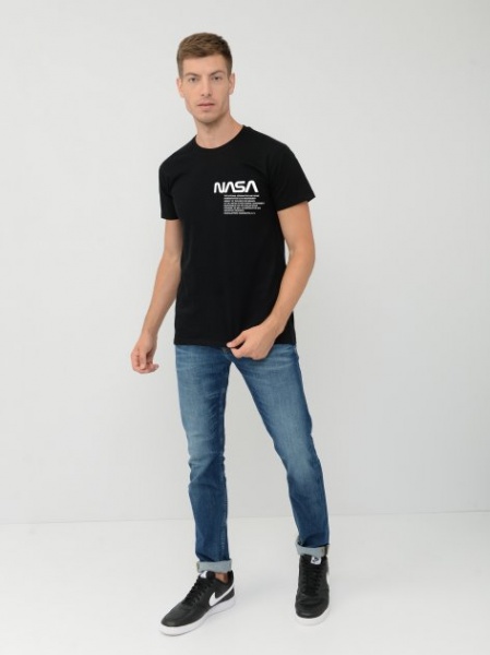 Футболка Sol's IMPERIAL 190 NASA WORM 11500309/81XXL р.XXL чорний