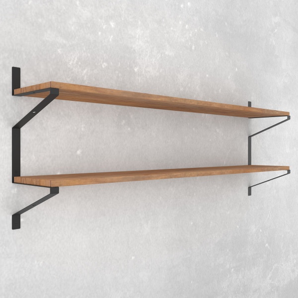 Кронштейн для полиць Valore Трикутник подвійний Loft SB-DT-28