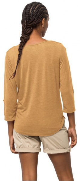 Футболка Jack Wolfskin CORAL COAST 3/4 T W 1806532_3084 р.XL желтый