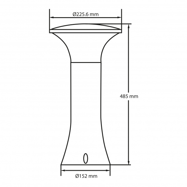 Светильник садовый HOROZ ELECTRIC PAPATYA-2 E27 40 Вт IP44 черный 400-000-142 