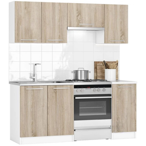 Кухня Грейд Дуб сонома ДСП 1,8 м