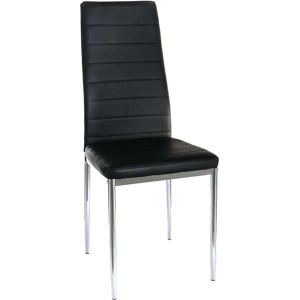 Стілець City chrome чорний