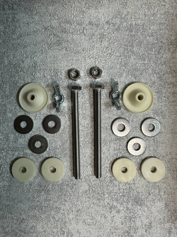 Крепление бачка к унитазу Water House 6x80 нержавеющая сталь (СКІН2)