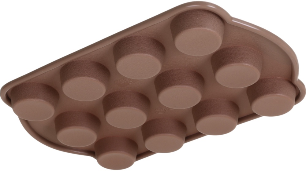Форма для випікання кексу Smart Kitchen by Flamberg на 12 шт. Peach&Brown 30х19.5х2.8 см коричневий