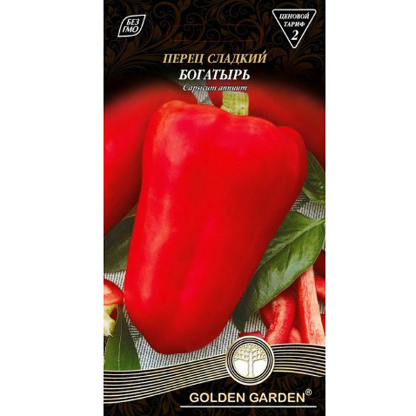 Насіння Golden Garden перець солодкий Богатир 0,3г