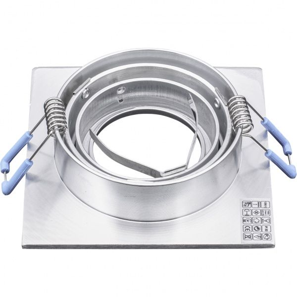 Светильник точечный Hopfen 50 Вт GU5.3 алюминий ALUM 1702 AL 