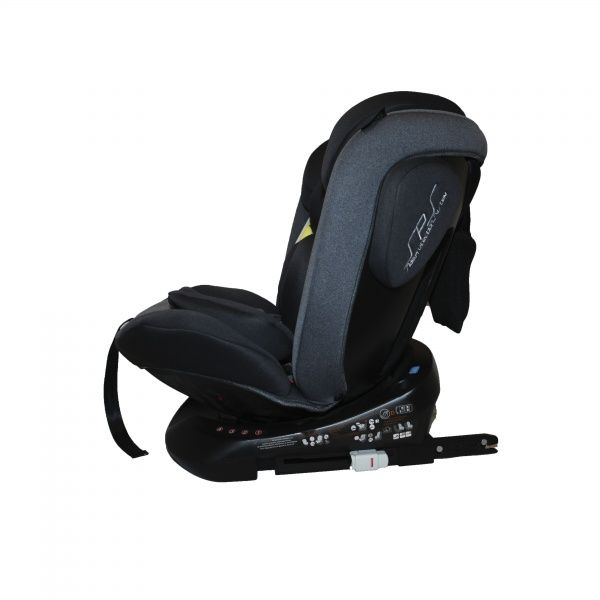 Автокрісло Happy Baby Boss Automotive 4579 +4618 сіро-чорний black/grey HB636
