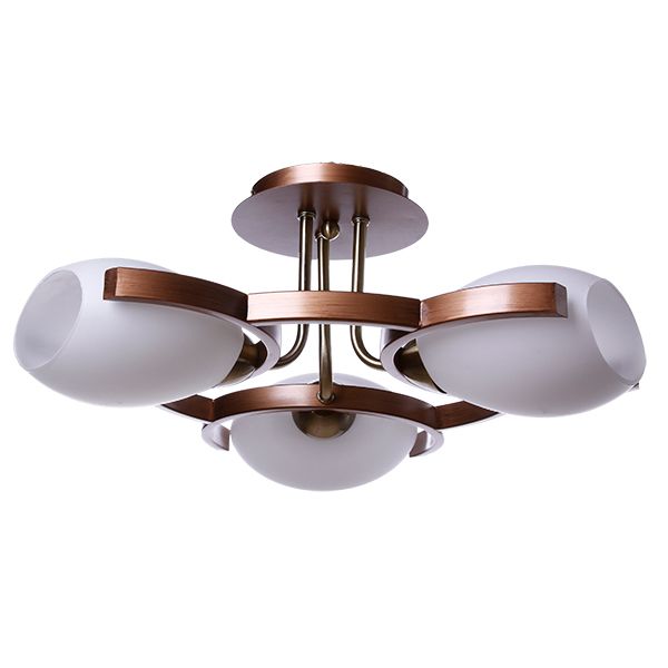 Люстра потолочная Victoria Lighting 3x40 Вт E14 орех Odeon/PL3 