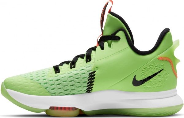 Кроссовки Nike LeBron Witness 5 CQ9380-300 р.US 10 зеленый