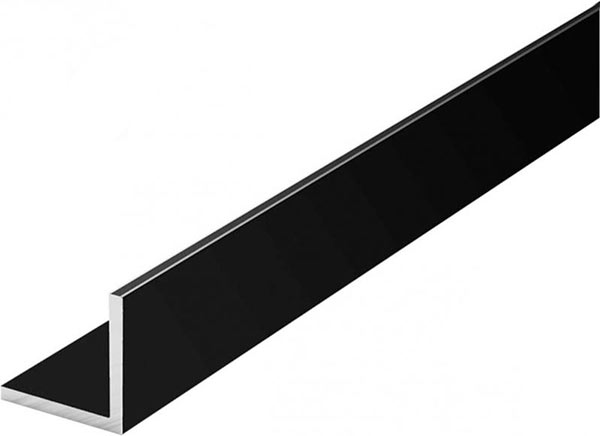 Кутник алюміній АЛЮПРО 15x15x1,5x2710 мм чорний