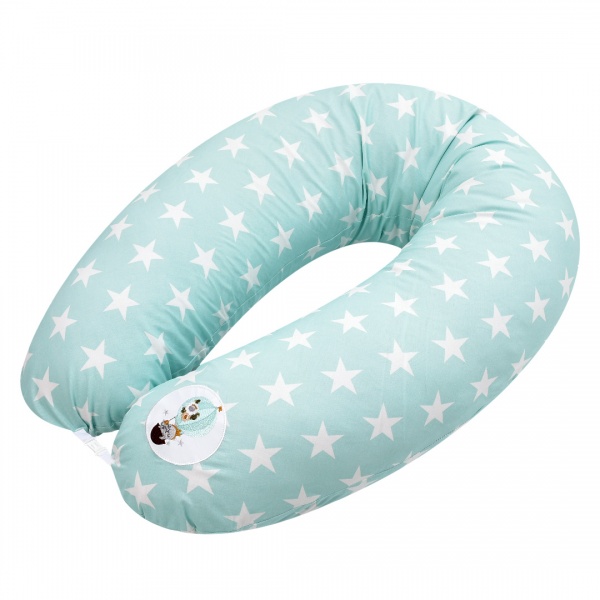 Подушка для кормления IDEIA Звезда мятный 30x190 см 
