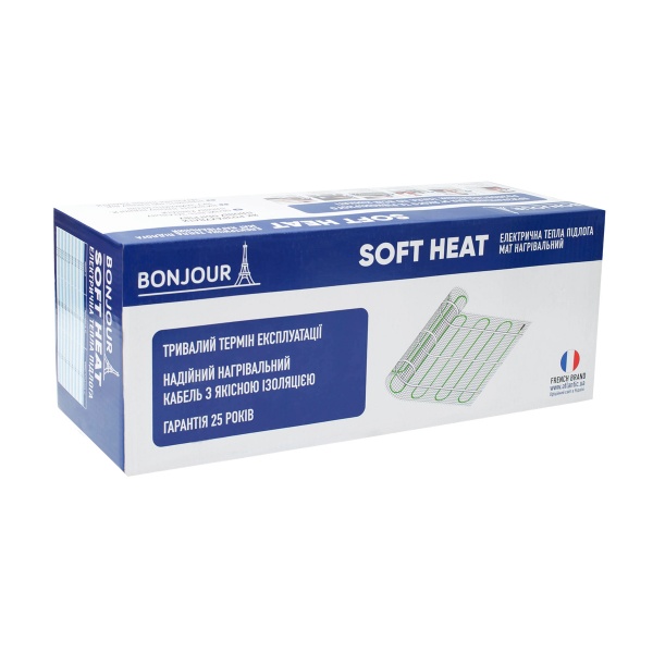 Нагрівальний мат Bonjour Soft Heat EcoPRO-600-4.0/150 W/m2 з терморегулятором RTP