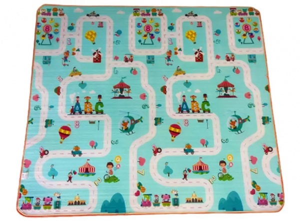 Ігровий килимок Lanor Дороги/Веселка 200х180х1 см