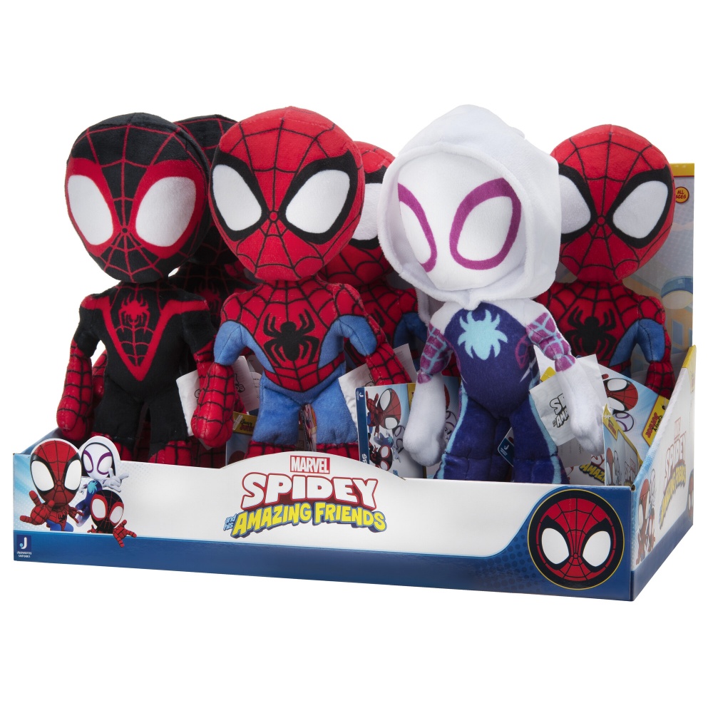 М'яка іграшка Spidey Little Plush Майлз Моралес (Miles Morales) 20 см чорний із червоним SNF0004