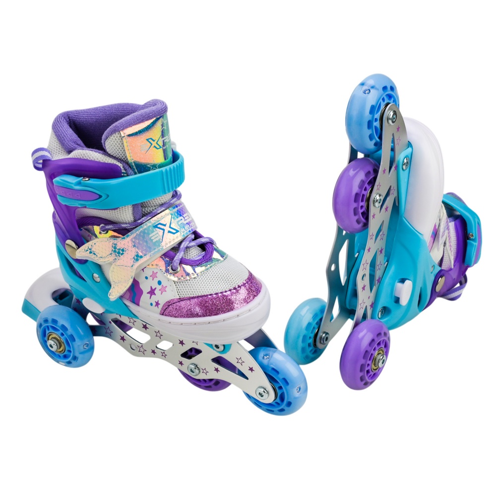 Роликовые коньки Shantou Extreme Motion M RL25434 р. 34-37 фиолетовый