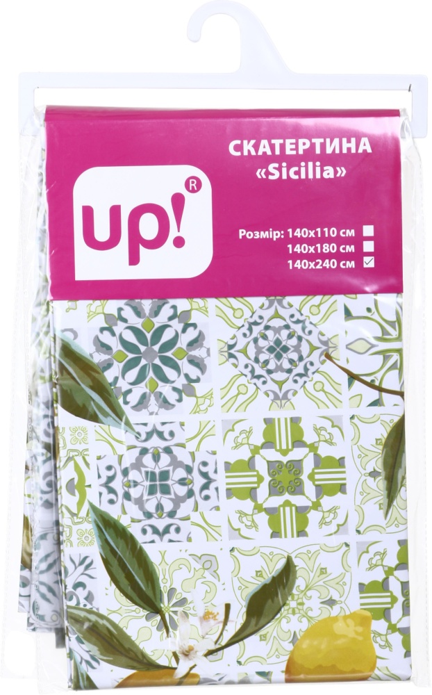 Скатерть Sicilia 140x240 см разноцветный UP! (Underprice)