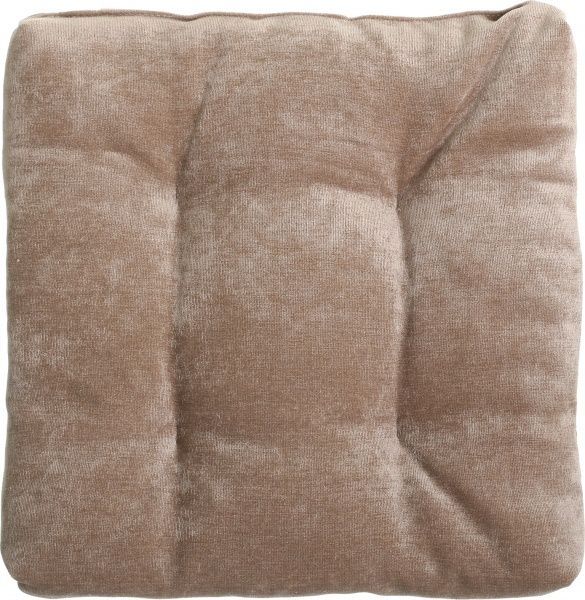 Подушка Indigo стеганая Color mini коричневая 35х35х5 см