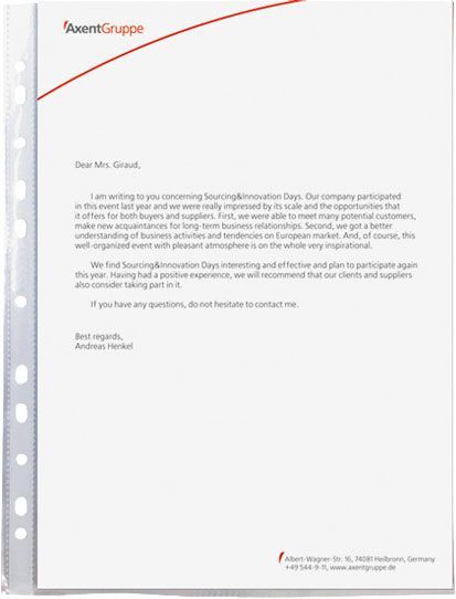 Набор файлов А4+ 40 мкм 100 шт. глянцевые 2004-00-A Axent