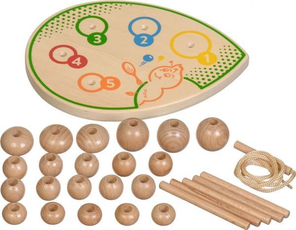 Сортер Іграшки з дерева Гусеница Д411