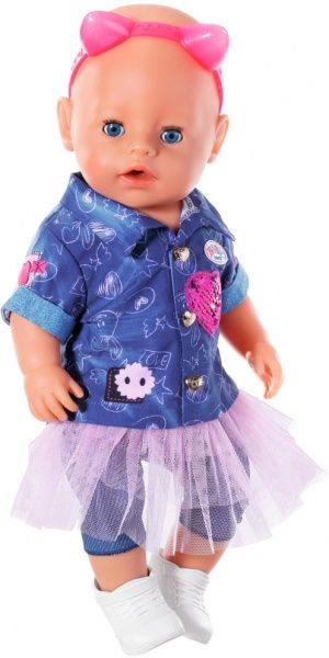 Одежда для куклы Zapf Baby Born Джинс Делюкс 829110