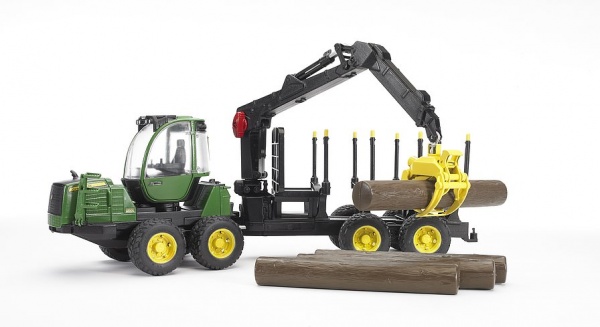 Трактор Bruder John Deere с системой захвата 02133