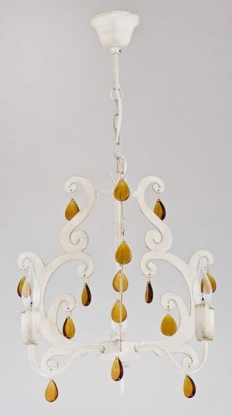 Люстра підвісна ALFA Lily 3x40 Вт E14 білий/золото 18013 