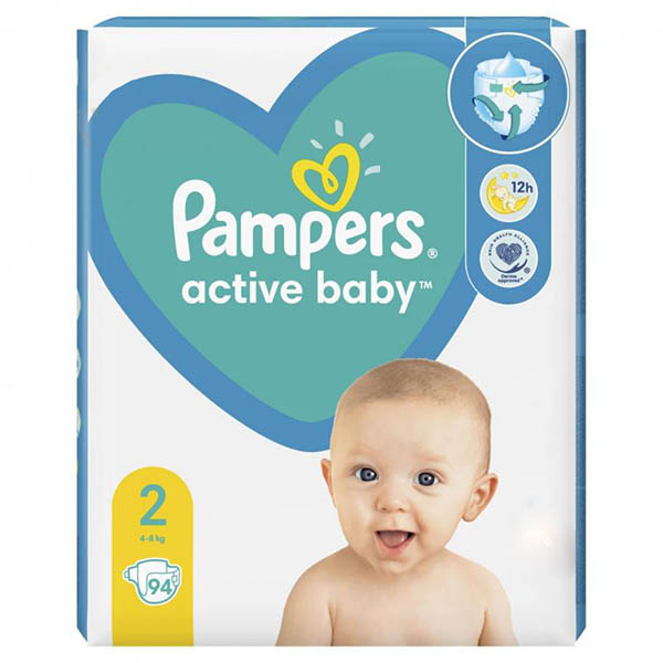 Підгузки Pampers New Baby 2 4-8 кг 94 шт.