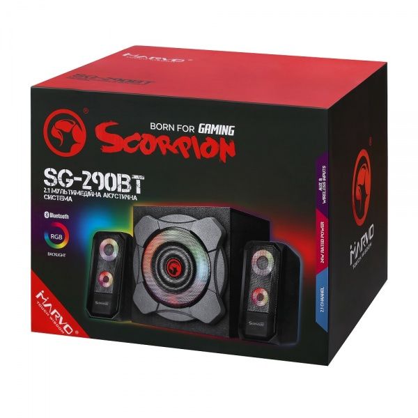 Акустическая система Marvo SG-290 BT 2.1 black 