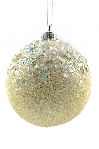 Куля новорічна Конфетті 100 мм 8319