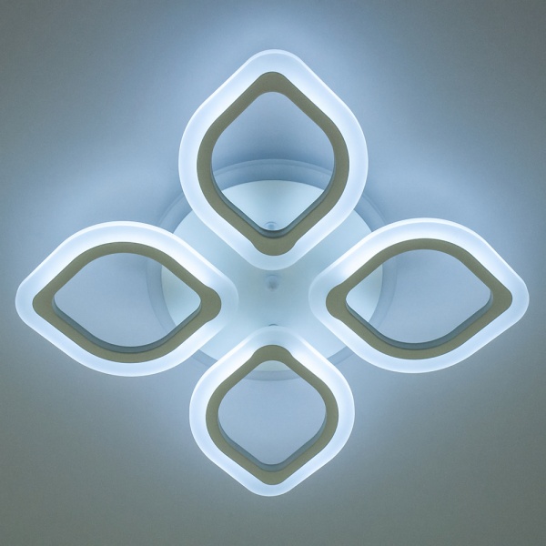 Люстра світлодіодна Luminaria 4R480/80 50 Вт білий AZALIA RGB 40W+10W 