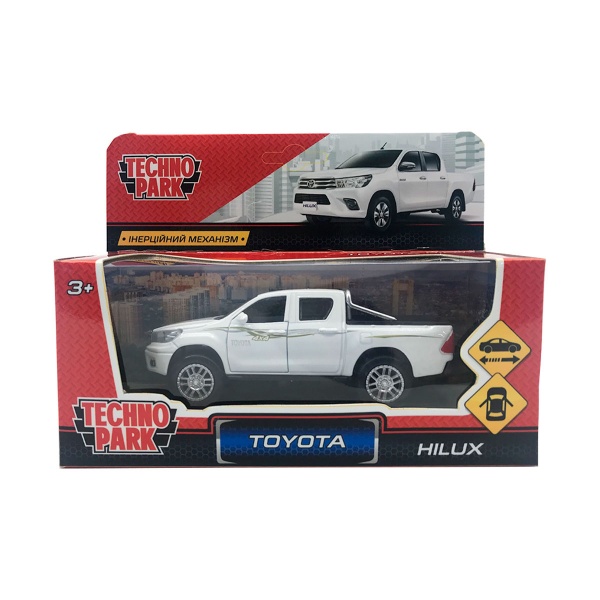 Автомобиль Technopark 1:32 TOYOTA HILUX (белый) FY6118-WT