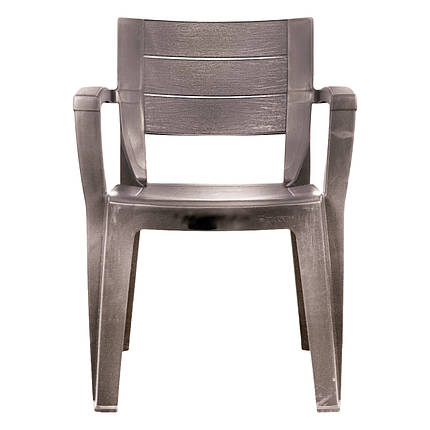 Стул пластиковый Bica Emma 79x58x60 см серо-бежевый