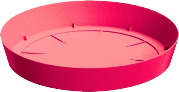 Піддон пластиковий Prosperplast Lofly круглий (70774-207) малиновий 