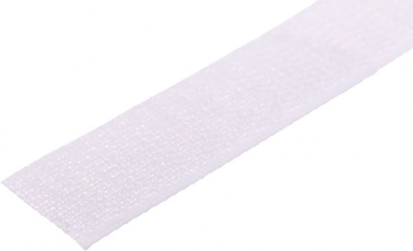 Лента-липучка Велкро пришивная жесткая белая, 2 см ТК-Домашній текстиль ТОВ