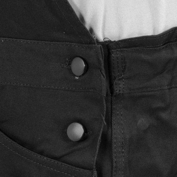 Полукомбинезон рабочий YATO р. L YT-80172 черный с серым