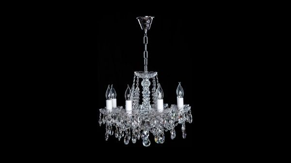 Люстра подвесная Crystal Life 8x40 Вт E14 хром/прозрачный A1316LM-8CC 