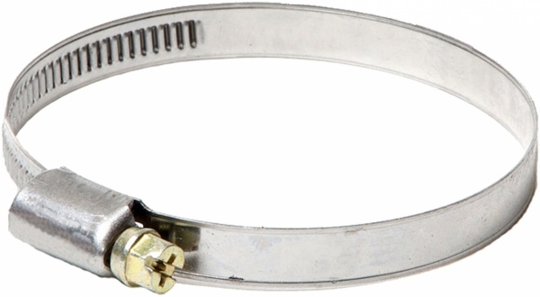 Хомут черв'ячний нержавіюча сталь 60-80 мм 