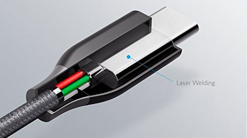 Кабель Anker USB Type-C – USB Type-C 0,9 м сірий (A8187HA1) Powerline 