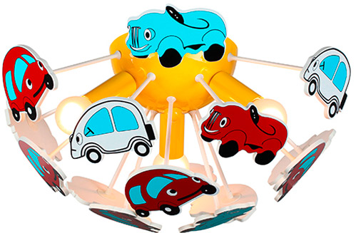 Люстра стельова Brilliant 3xE14 різнокольоровий HK 12841S70 