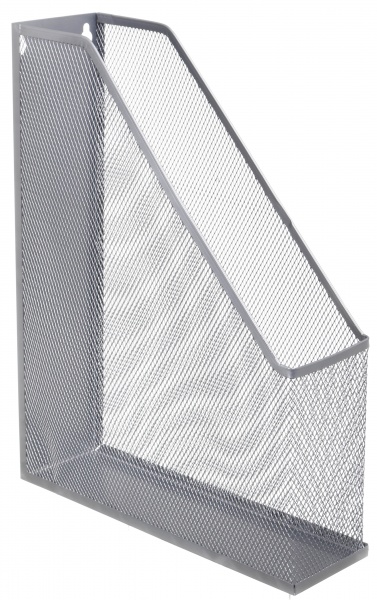 Лоток для бумаг вертикальный металл 25х72х32 см серый Nota Bene