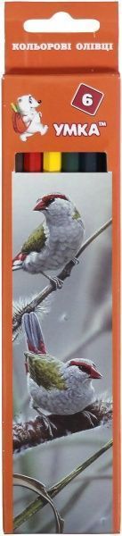 Олівці кольорові Пташки 6 кольорів ЦК41-11