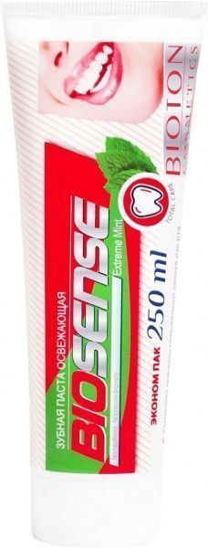 Зубная паста Bioton EXTREM MINT 250 мл