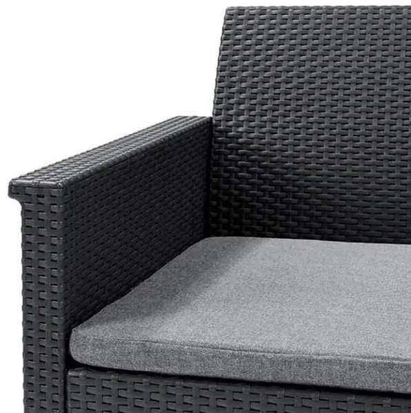 Комплект мебели Keter Marie на 4 персоны графит 252642