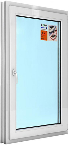 Окно поворотно-откидное REHAU ECOSOL-DESIGN 60 800x1000 мм правое