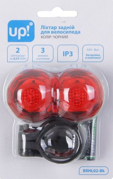 Фонарь велосипедный UP! (UnderPrice) BRHL02-Bk